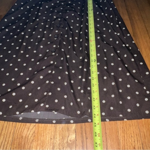 Studio I vintage polka dotted button down dress - Picture 3 of 7